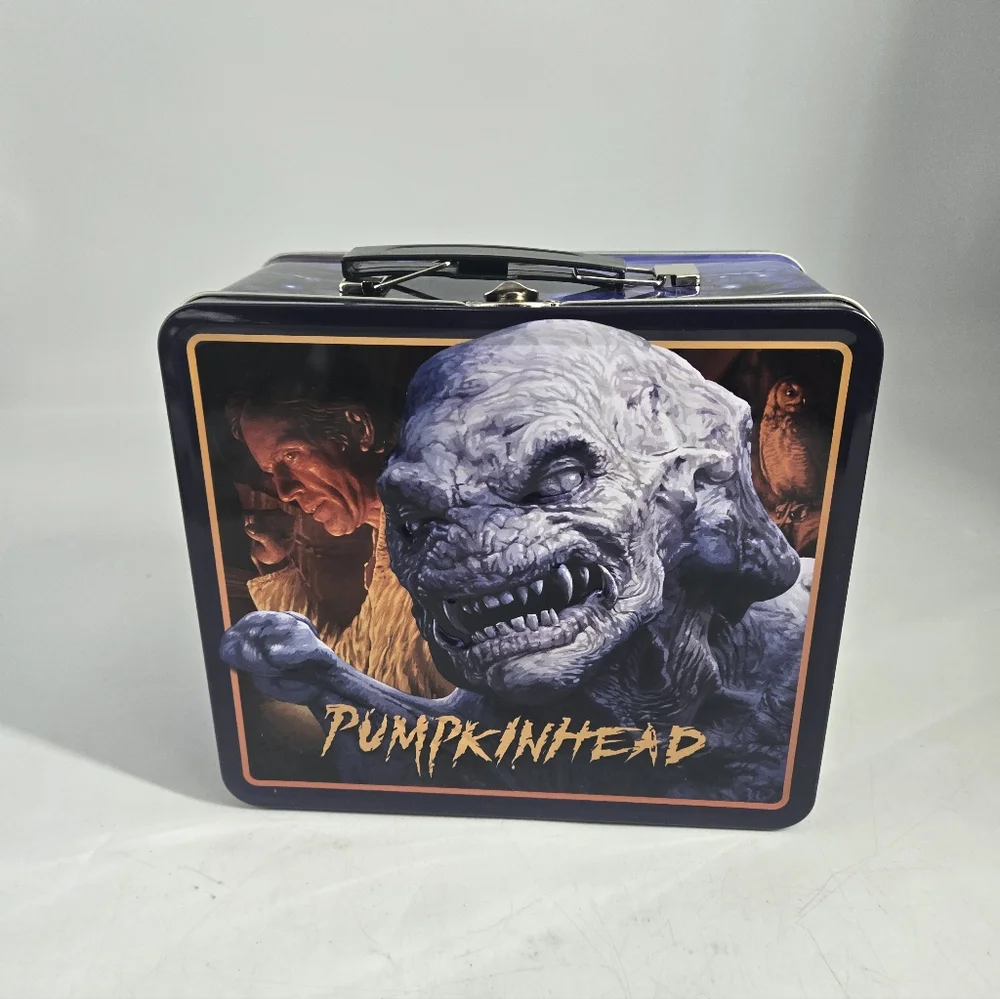 NEW Pumpkinhead Metal Tin Lunch Box.
